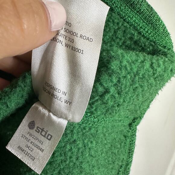 Stio Women's Sweetwater Fleece Hoodie Green Size Medium - Picture 4 of 8